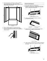 Предварительный просмотр 51 страницы KitchenAid KBLC36FTS - 36" Bottom-Freezer Refrigerator Installation Manual