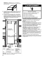 Предварительный просмотр 58 страницы KitchenAid KBLC36FTS - 36" Bottom-Freezer Refrigerator Installation Manual