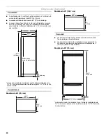 Предварительный просмотр 60 страницы KitchenAid KBLC36FTS - 36" Bottom-Freezer Refrigerator Installation Manual