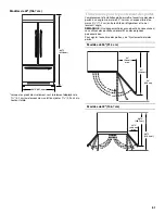 Предварительный просмотр 61 страницы KitchenAid KBLC36FTS - 36" Bottom-Freezer Refrigerator Installation Manual