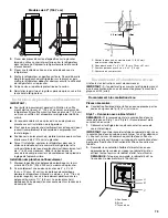 Предварительный просмотр 73 страницы KitchenAid KBLC36FTS - 36" Bottom-Freezer Refrigerator Installation Manual