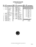 Предварительный просмотр 16 страницы KitchenAid KBLC36MHS01 Parts List