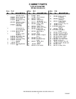 Preview for 2 page of KitchenAid KBLO36FMX00 Parts List