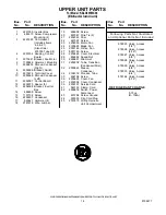 Preview for 14 page of KitchenAid KBLO36FMX00 Parts List