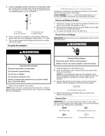 Предварительный просмотр 6 страницы KitchenAid KBLS19KCMS00 User Instructions