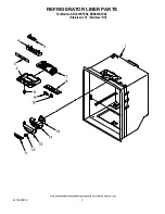 Preview for 3 page of KitchenAid KBLS19KTSS - 18.5 cu. ft. Bottom-Freezer Parts List