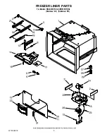 Preview for 5 page of KitchenAid KBLS19KTSS - 18.5 cu. ft. Bottom-Freezer Parts List