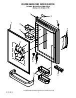 Preview for 7 page of KitchenAid KBLS19KTSS - 18.5 cu. ft. Bottom-Freezer Parts List