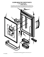 Предварительный просмотр 7 страницы KitchenAid KBLS19KTSS01 Parts List