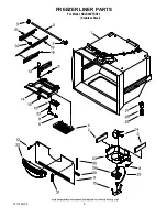 Предварительный просмотр 5 страницы KitchenAid KBLS20ETSS - KBLS20EVMS Parts List