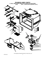 Preview for 3 page of KitchenAid KBLS22KTSS - 21.9 Bottom-Freezer Refrigerator Cabinet Parts