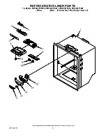 Preview for 5 page of KitchenAid KBLS22KTSS - 21.9 Bottom-Freezer Refrigerator Cabinet Parts