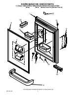 Preview for 7 page of KitchenAid KBLS22KTSS - 21.9 Bottom-Freezer Refrigerator Cabinet Parts