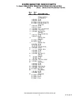 Preview for 8 page of KitchenAid KBLS22KTSS - 21.9 Bottom-Freezer Refrigerator Cabinet Parts