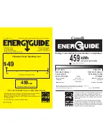 Preview for 1 page of KitchenAid KBLS22KWMS Energy Manual