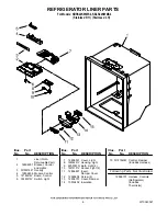 Предварительный просмотр 6 страницы KitchenAid KBLS22KWMS4 Parts List