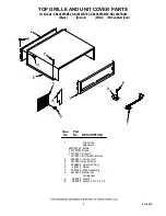 Предварительный просмотр 4 страницы KitchenAid KBLS36FKB02 Parts List