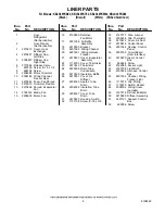 Предварительный просмотр 6 страницы KitchenAid KBLS36FKB02 Parts List