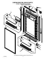 Предварительный просмотр 11 страницы KitchenAid KBLS36FMB00 Parts List