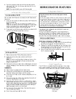 Preview for 9 page of KitchenAid KBLS36FTX - 20.5 cu. ft. Bottom-Freezer Refrigerator Use And Care Manual