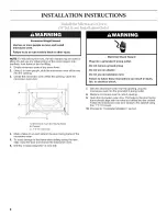 Preview for 6 page of KitchenAid KBMS1454BBL0 Installation Instructions Manual