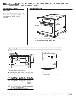 KitchenAid KBMS1454S Series Dimension Manual preview