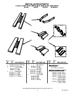 Preview for 6 page of KitchenAid KBMS1454SBL0 Parts List