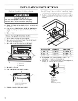 Предварительный просмотр 14 страницы KitchenAid KBNS271TSS Installation Instructions And Use & Care Manual