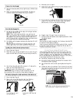 Предварительный просмотр 19 страницы KitchenAid KBNU367T Installation Instructions And Use & Care Manual