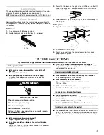 Предварительный просмотр 31 страницы KitchenAid KBNU367T Installation Instructions And Use & Care Manual