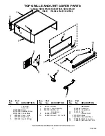 Предварительный просмотр 4 страницы KitchenAid KBRC36FKB01 Parts List