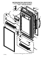 Предварительный просмотр 11 страницы KitchenAid KBRC36FKB01 Parts List