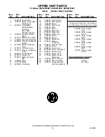 Предварительный просмотр 14 страницы KitchenAid KBRC36FKB01 Parts List