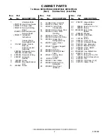 Предварительный просмотр 2 страницы KitchenAid KBRC36FKB02 Parts List