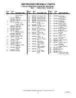 Предварительный просмотр 8 страницы KitchenAid KBRC36FKB02 Parts List