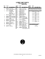 Preview for 14 page of KitchenAid KBRC36FMS01 Parts List