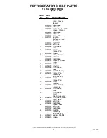 Preview for 8 page of KitchenAid KBRC36FMS02 Parts List