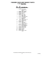 Preview for 10 page of KitchenAid KBRC36FMS02 Parts List