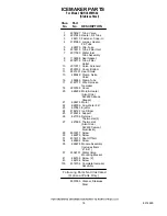 Preview for 18 page of KitchenAid KBRC36FMS02 Parts List