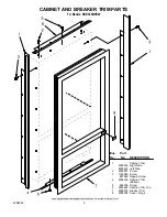 Preview for 3 page of KitchenAid KBRC36MHS00 Parts List