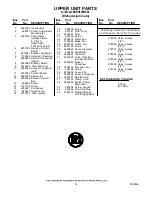 Preview for 14 page of KitchenAid KBRO36FMX00 Parts List