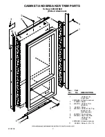 Предварительный просмотр 3 страницы KitchenAid KBRO36FMX01 Parts List