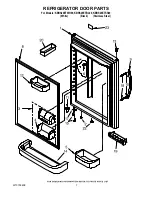 Preview for 7 page of KitchenAid KBRS20ETBL - ARCHITECT II 19.9 Bottom-Fre Parts List