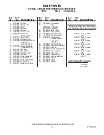 Preview for 10 page of KitchenAid KBRS20ETBL - ARCHITECT II 19.9 Bottom-Fre Parts List