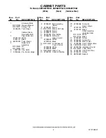 Предварительный просмотр 2 страницы KitchenAid KBRS20ETBL01 Parts Manual