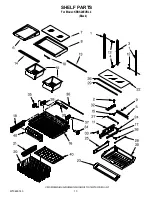 Preview for 13 page of KitchenAid KBRS20EVBL - 19.9 cu. Ft. Bottom Mount Refrigerator Parts List