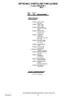 Preview for 15 page of KitchenAid KBRS20EVBL - 19.9 cu. Ft. Bottom Mount Refrigerator Parts List