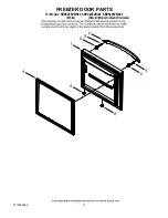 Предварительный просмотр 11 страницы KitchenAid KBRS20EVBL00 Parts List