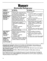 Preview for 54 page of KitchenAid KBRS22KGBL13 Use & Care Manual