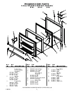 Preview for 5 page of KitchenAid KBRS22KGBL3 Parts List